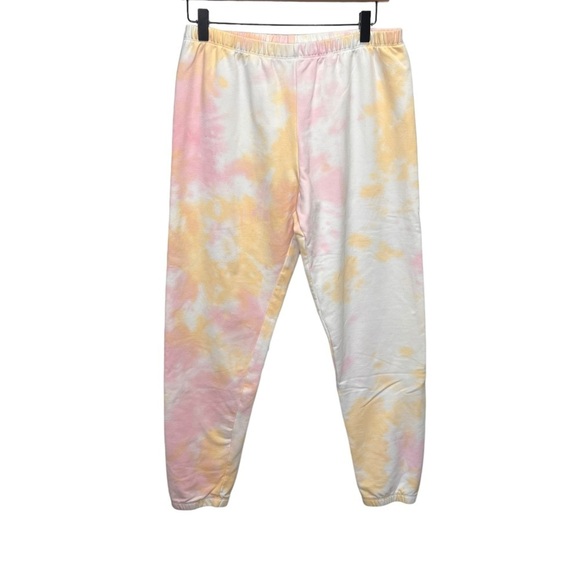 Wildfox Sweatpants Knox Cotton Candy Tie Dye Size Medium - Picture 2 of 11